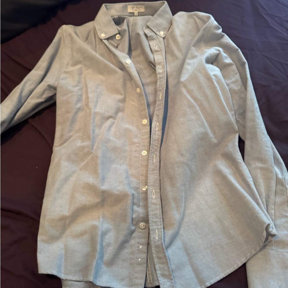 Fresh Blue Casual Button Down Shirt for Everyday Style